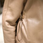 Дублянка з натуральної шкіри в бежевому кольорі 6