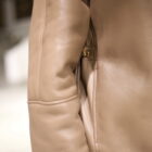 Дублянка з натуральної шкіри в бежевому кольорі 7