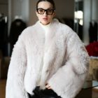 Дублянка з натуральної шкіри в кремовому кольорі,двохстороння 4