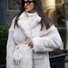 Дублянка з натуральної шкіри в кремовому кольорі,двохстороння 6