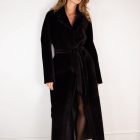 Дублянка з натуральної шкіри в коричневому кольорі,двохстороння 4