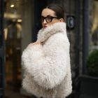 Дублянка з натуральної шкіри в кремовому кольорі,двохстороння 5