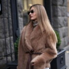 Дублянка з натуральної шкіри в коричневому кольорі,двохстороння 6