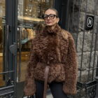 Дублянка з натуральної шкіри в коричневому кольорі,двохстороння 2