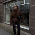 Дублянка з натуральної шкіри в коричневому кольорі,двохстороння 6