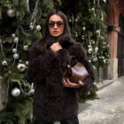 Дублянка з натуральної шкіри в коричневому кольорі,двохстороння 3