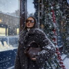 Дублянка з натуральної шкіри в коричневому кольорі,двохстороння 2