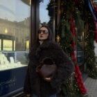 Дублянка з натуральної шкіри в коричневому кольорі,двохстороння 3