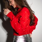 Штани з натуральної шкіри в сірому кольорі 11