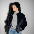 Дублянка з натуральної шкіри в темно-синьому кольорі,двохстороння 7