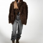 Дублянка з натуральної шкіри в бежевому кольорі,двохстороння 9