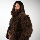 Дублянка з натуральної шкіри в бежевому кольорі,двохстороння 13