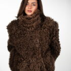 Дублянка з натуральної шкіри в бежевому кольорі,двохстороння 3