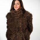 Дублянка з натуральної шкіри в бежевому кольорі,двохстороння 4