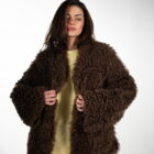 Дублянка з натуральної шкіри в темно-бежевому кольорі,двохстороння 15