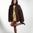 Дублянка з натуральної шкіри в темно-бежевому кольорі,двохстороння 25