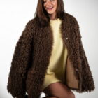 Дублянка з натуральної шкіри в темно-бежевому кольорі,двохстороння 28