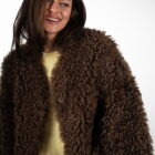 Дублянка з натуральної шкіри в темно-бежевому кольорі,двохстороння 27