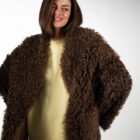 Дублянка з натуральної шкіри в темно-бежевому кольорі,двохстороння 8