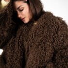 Дублянка з натуральної шкіри в темно-бежевому кольорі,двохстороння 10