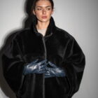 Дублянка з натуральної шкіри в чорному кольорі,двохстороння 6