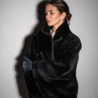 Дублянка з натуральної шкіри в чорному кольорі,двохстороння 11