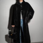 Дублянка з натуральної шкіри в чорному кольорі,двохстороння 2