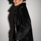 Дублянка з натуральної шкіри в чорному кольорі,двохстороння 14