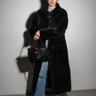 Дублянка з натуральної шкіри в чорному кольорі,двохстороння 5