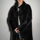 Дублянка з натуральної шкіри в чорному кольорі,двохстороння 8