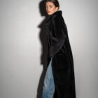 Дублянка з натуральної шкіри в чорному кольорі,двохстороння 11