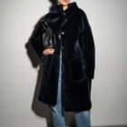 Дублянка з натуральної шкіри в чорному кольорі,двохстороння 15