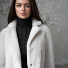 Дублянка з натуральної шкіри в бежевому кольорі,двохстороння 2