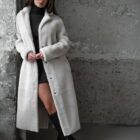 Дублянка з натуральної шкіри в бежевому кольорі,двохстороння 8