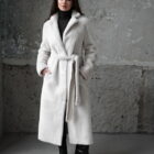 Дублянка з натуральної шкіри в бежевому кольорі,двохстороння 13