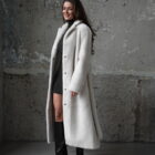 Дублянка з натуральної шкіри в бежевому кольорі,двохстороння 17