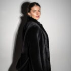 Дублянка з натуральної шкіри в чорному кольорі,двохстороння 11