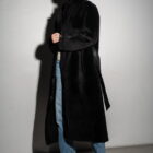 Дублянка з натуральної шкіри в чорному кольорі,двохстороння 13