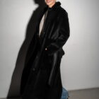 Дублянка з натуральної шкіри в чорному кольорі,двохстороння 16