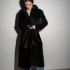 Дублянка з натуральної шкіри в чорному кольорі,двохстороння 6