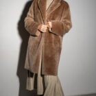 Дублянка з натуральної шкіри в темно-бежевому кольорі,двохстороння 2