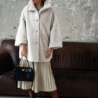 Дублянка з натуральної шкіри в кремовому кольорі,двохстороння 4