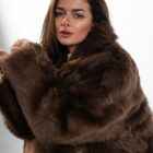 Дублянка з натуральної шкіри в бежевому кольорі,двохстороння 3