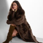 Дублянка з натуральної шкіри в бежевому кольорі,двохстороння 4