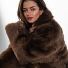 Дублянка з натуральної шкіри в бежевому кольорі,двохстороння 8