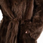 Дублянка з натуральної шкіри в бежевому кольорі,двохстороння 34