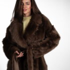 Дублянка з натуральної шкіри в бежевому кольорі,двохстороння 23