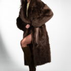 Дублянка з натуральної шкіри в бежевому кольорі,двохстороння 28