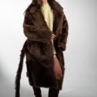 Дублянка з натуральної шкіри в бежевому кольорі,двохстороння 15