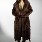 Дублянка з натуральної шкіри в бежевому кольорі,двохстороння 14